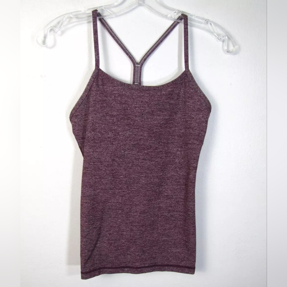 Lululemon Power Y Tank Top - Heathered Purple